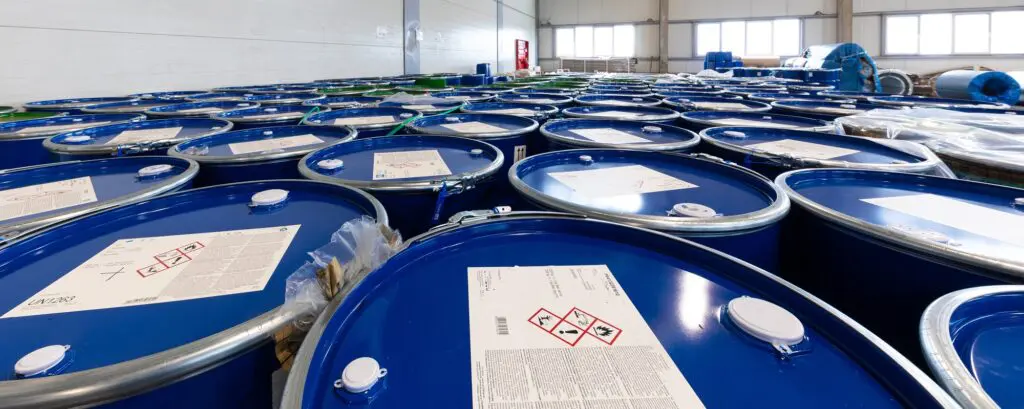 warehousing, engineering concept, hazardous waste storage